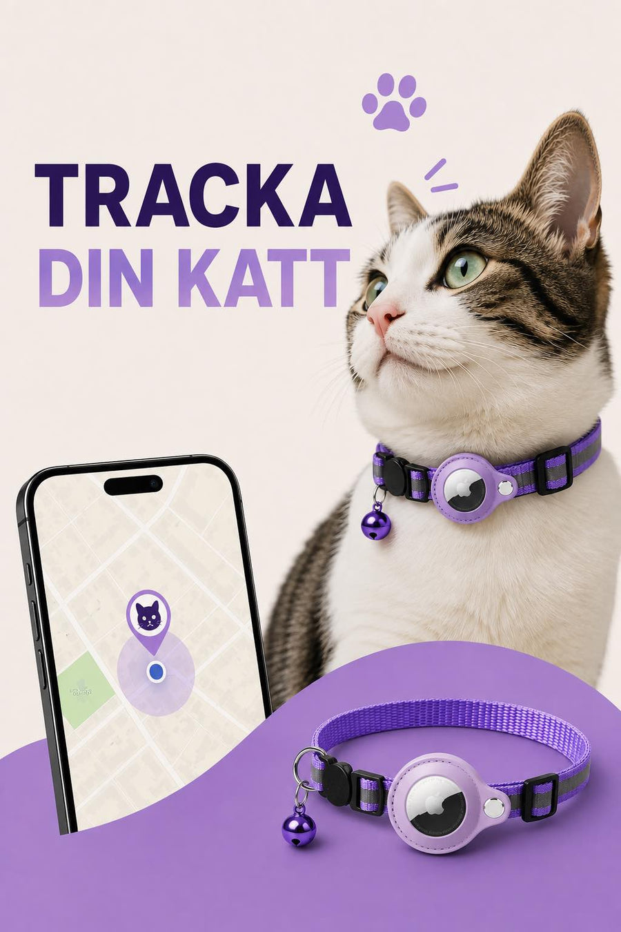 Tracka din katt