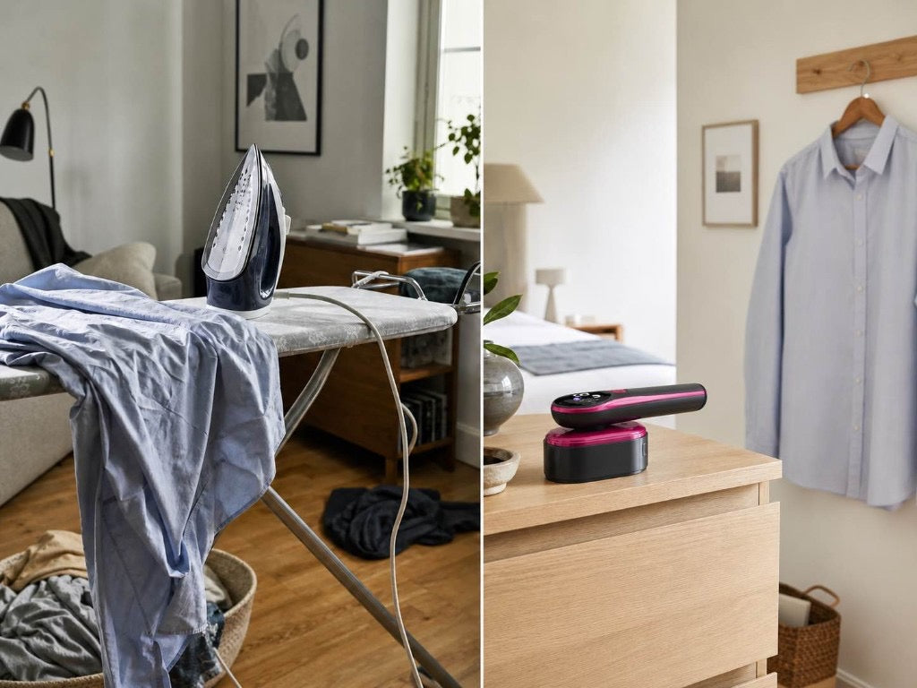 Vanligt strykjärn kontra SilkSteam